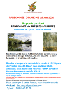 rando 28 juin