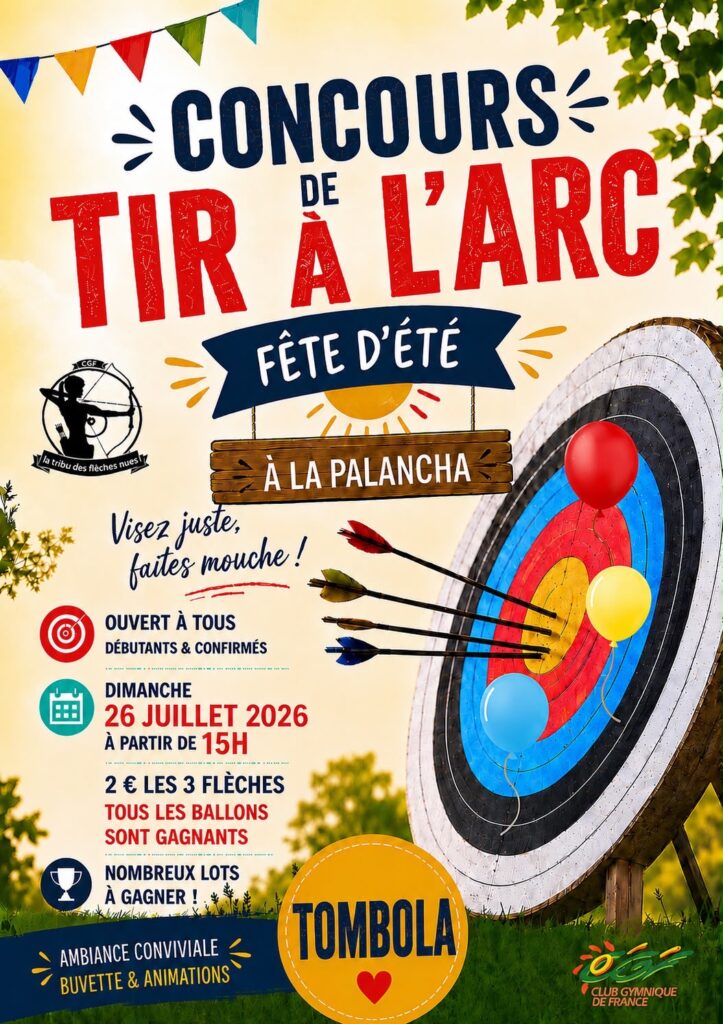 CONCOURS TIR A L ARC CGF VILLECRESNES 26 JUILLET 2026
