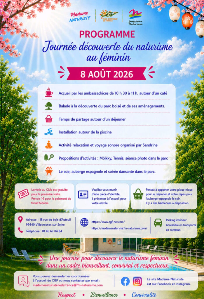 journee madame naturiste au CGF villecresnes